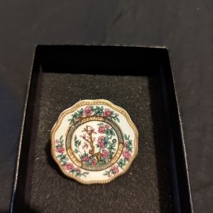 Ceramic Vintage Brooch